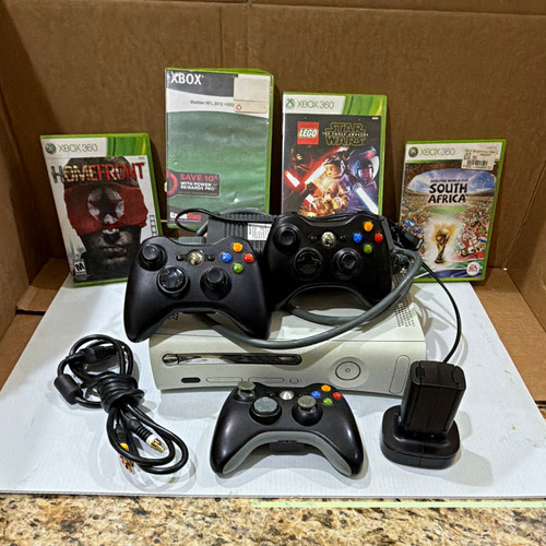 Microsoft xbox 360 white - xbox, 20gb