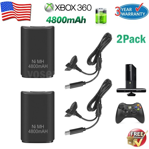 4800mah rechargeable - 2x,